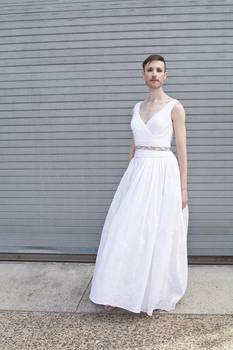 This gender fluid wedding dress photo shoot gives zero fucks about the gender binary