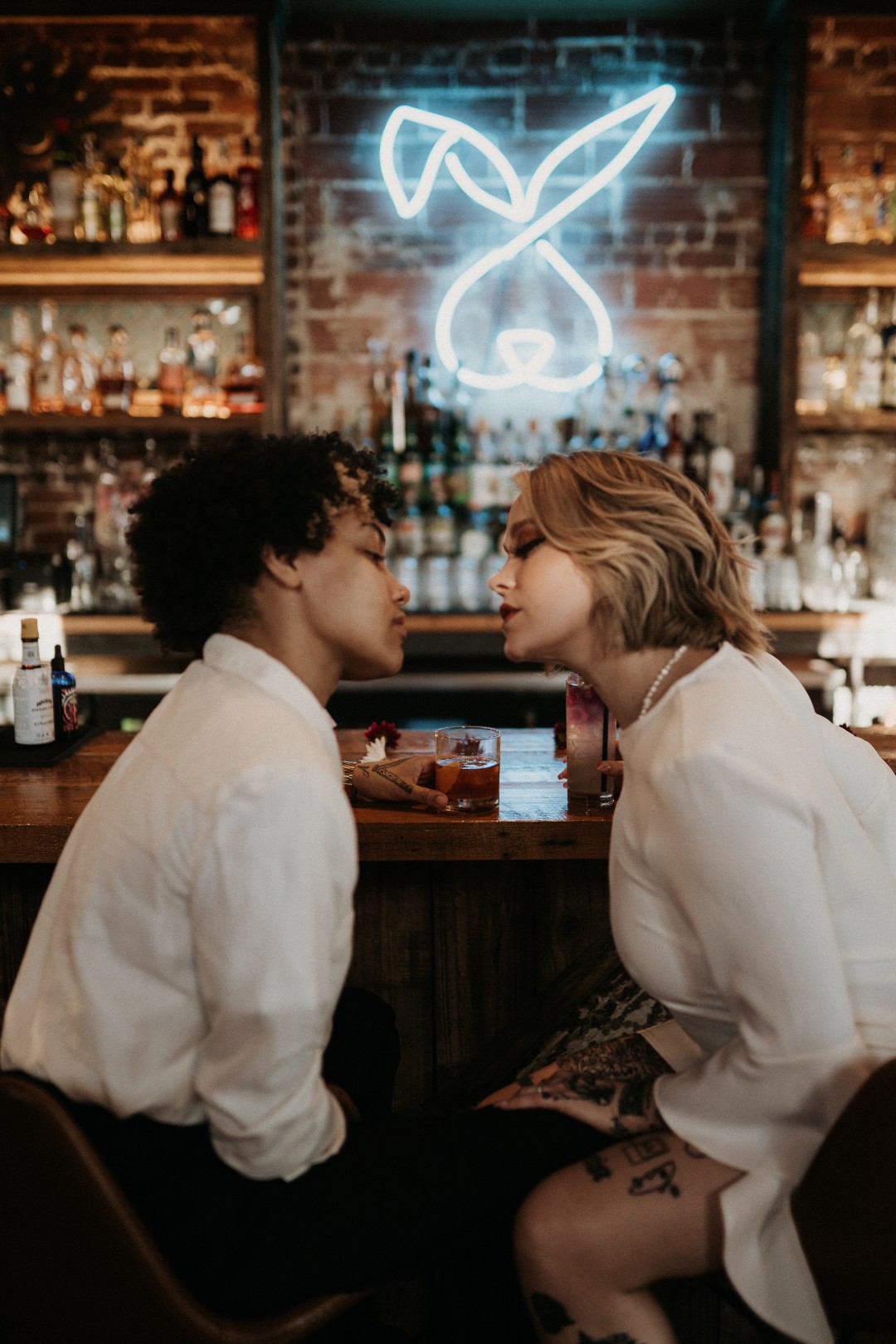 The venue is giving GLAMOUR at this nonbinary elopement shoot.