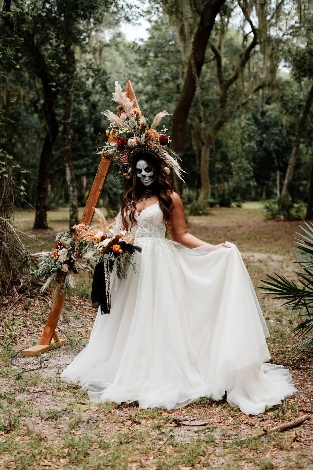 Vendors who worked on this styled shoot full of Ghoulishly Chic Halloween Wedding Ideas: