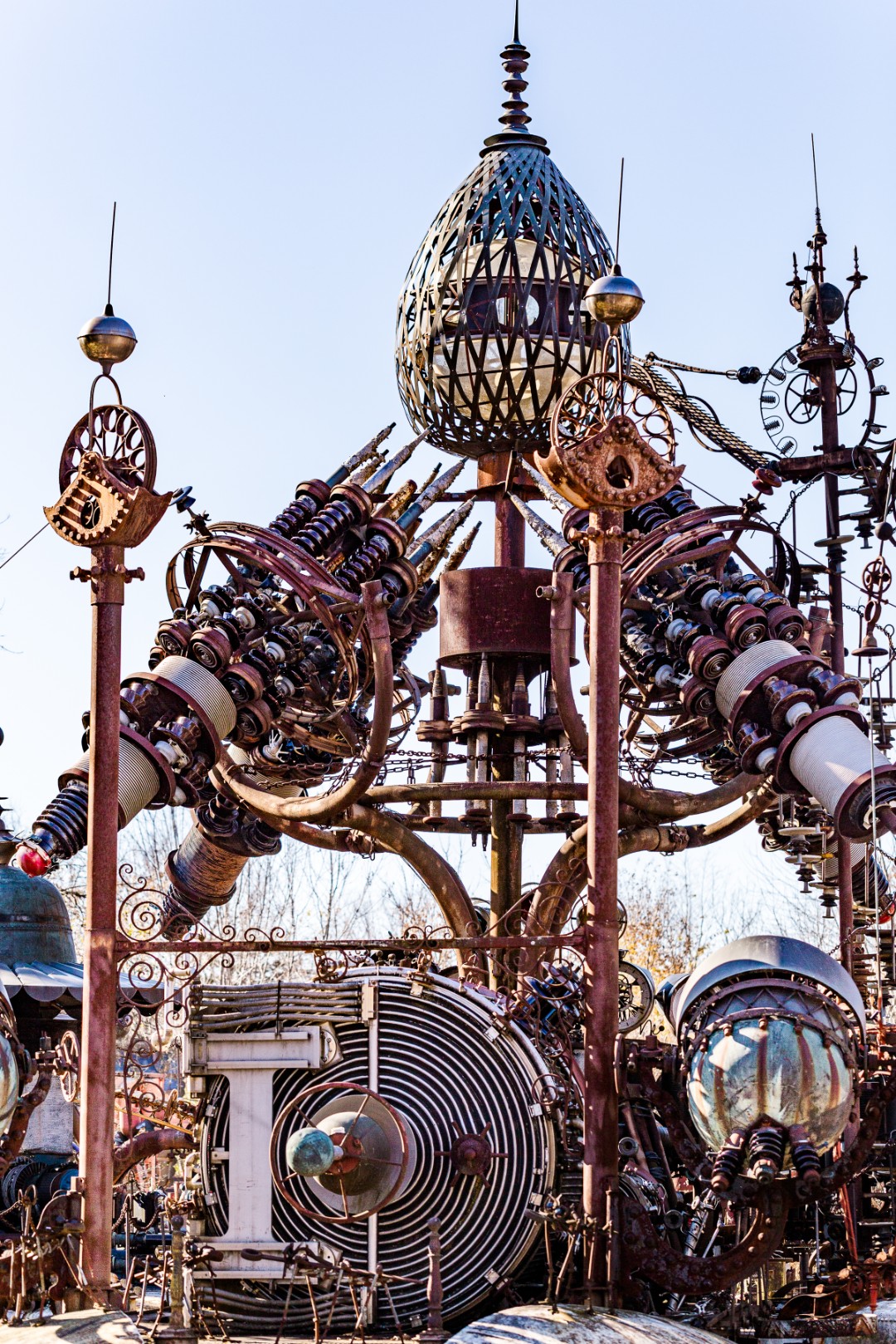 Our Forevertron wedding at the Evermor Sculpture Park: