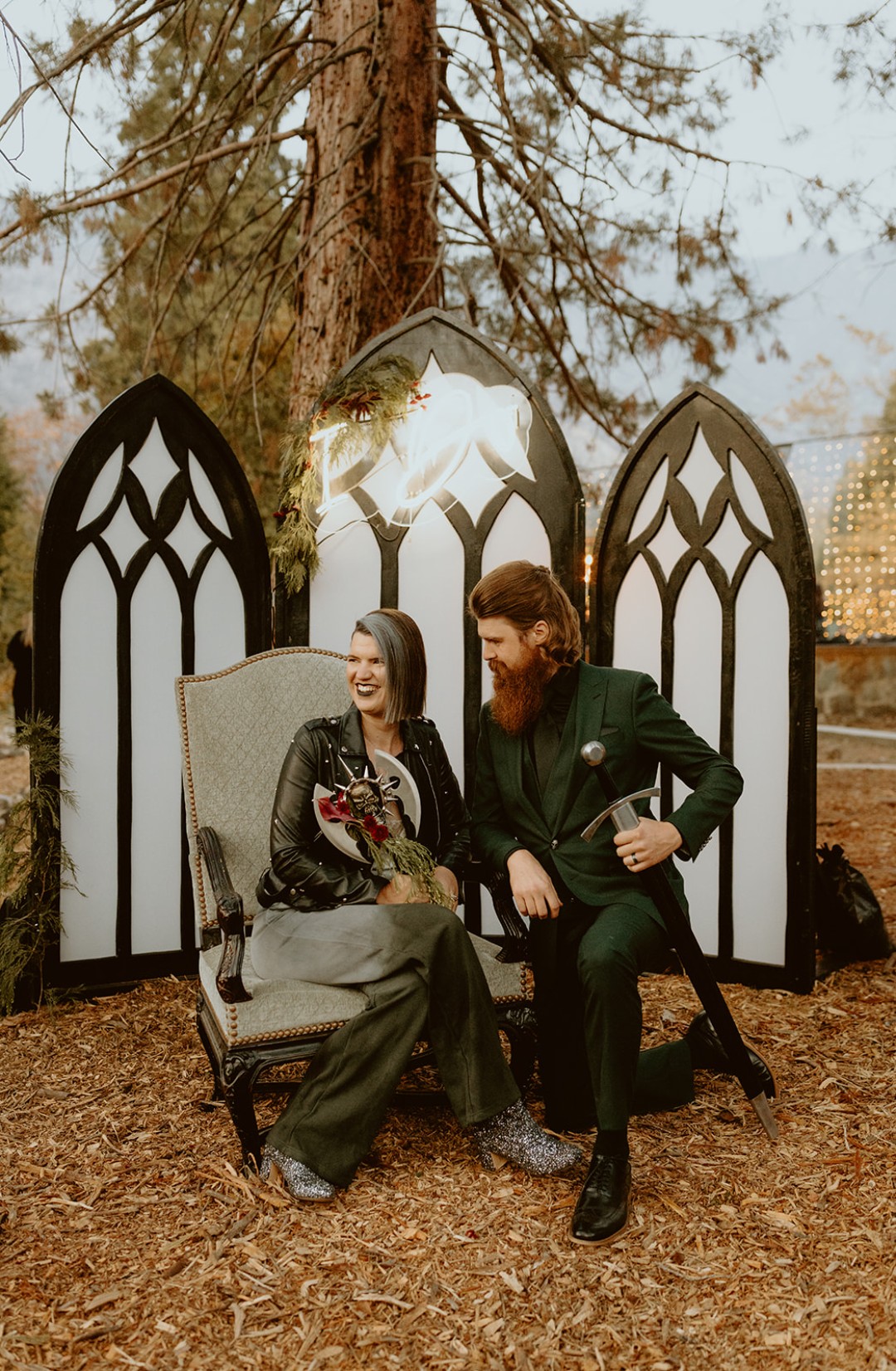 Tell us about the genderqueer and nonbinary gothic viking wedding ceremony: