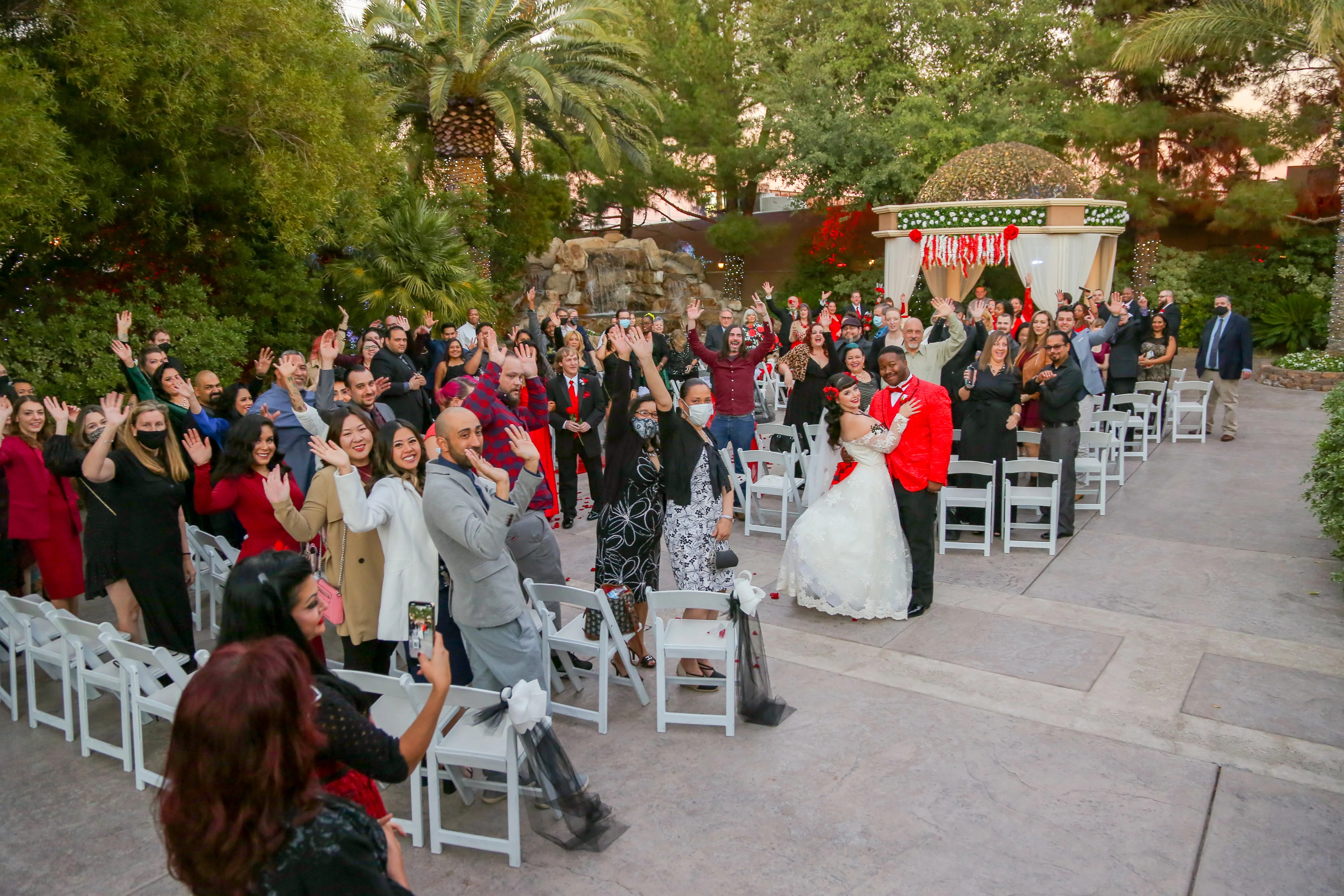 Tell us about your Las Vegas wedding ceremony: