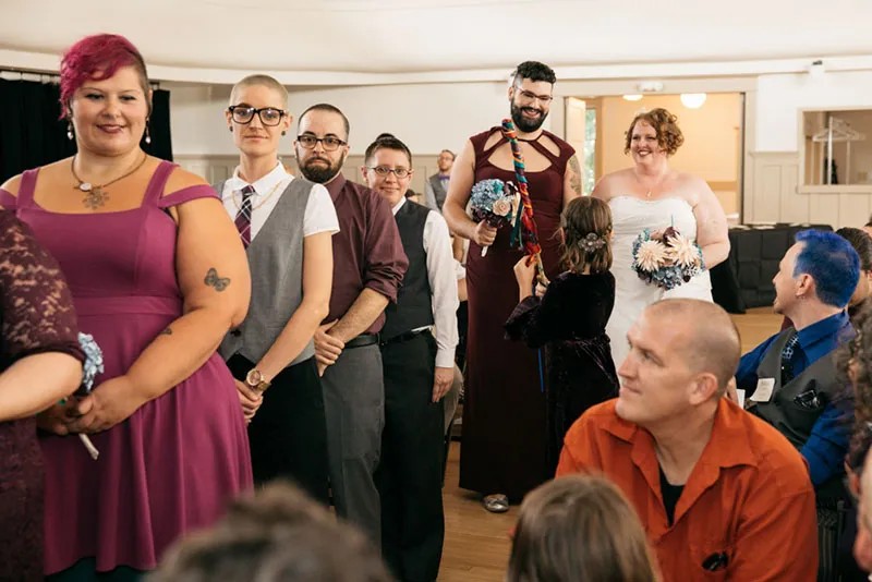 Our offbeat wedding at a glance: