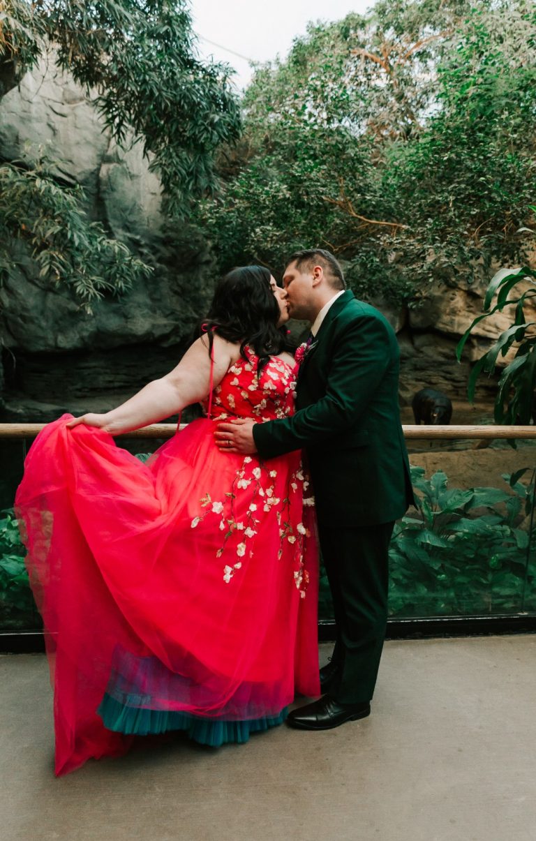 Colorful Wedding At A Zoo With Cute Animal Friends