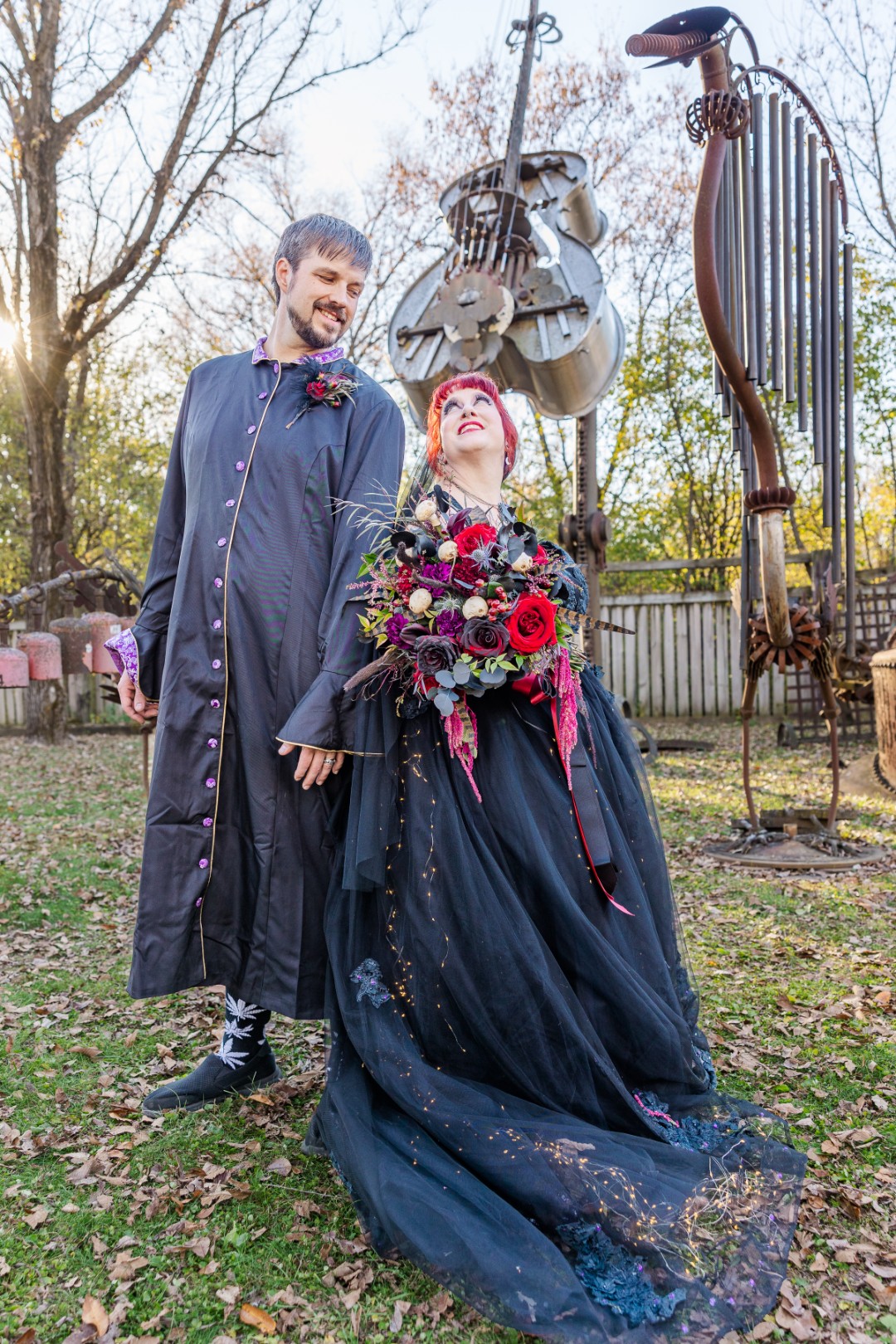 Forevertron wedding at the Evermor Sculpture Park Gallery