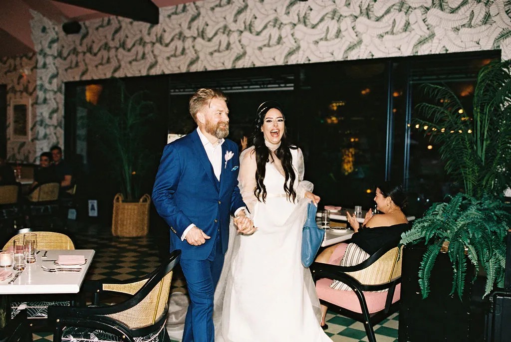 Our Indian Wells wedding reception: