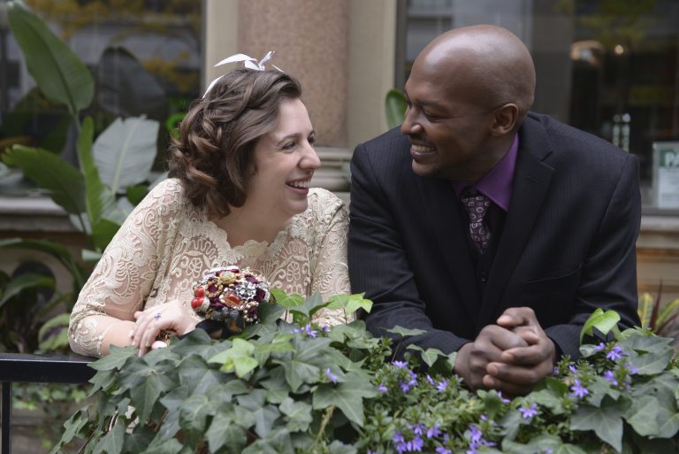 Shana & Seans Jewish Meets Trinidad Wedding With Carnival Headdresses And A Huge Reception Surprise