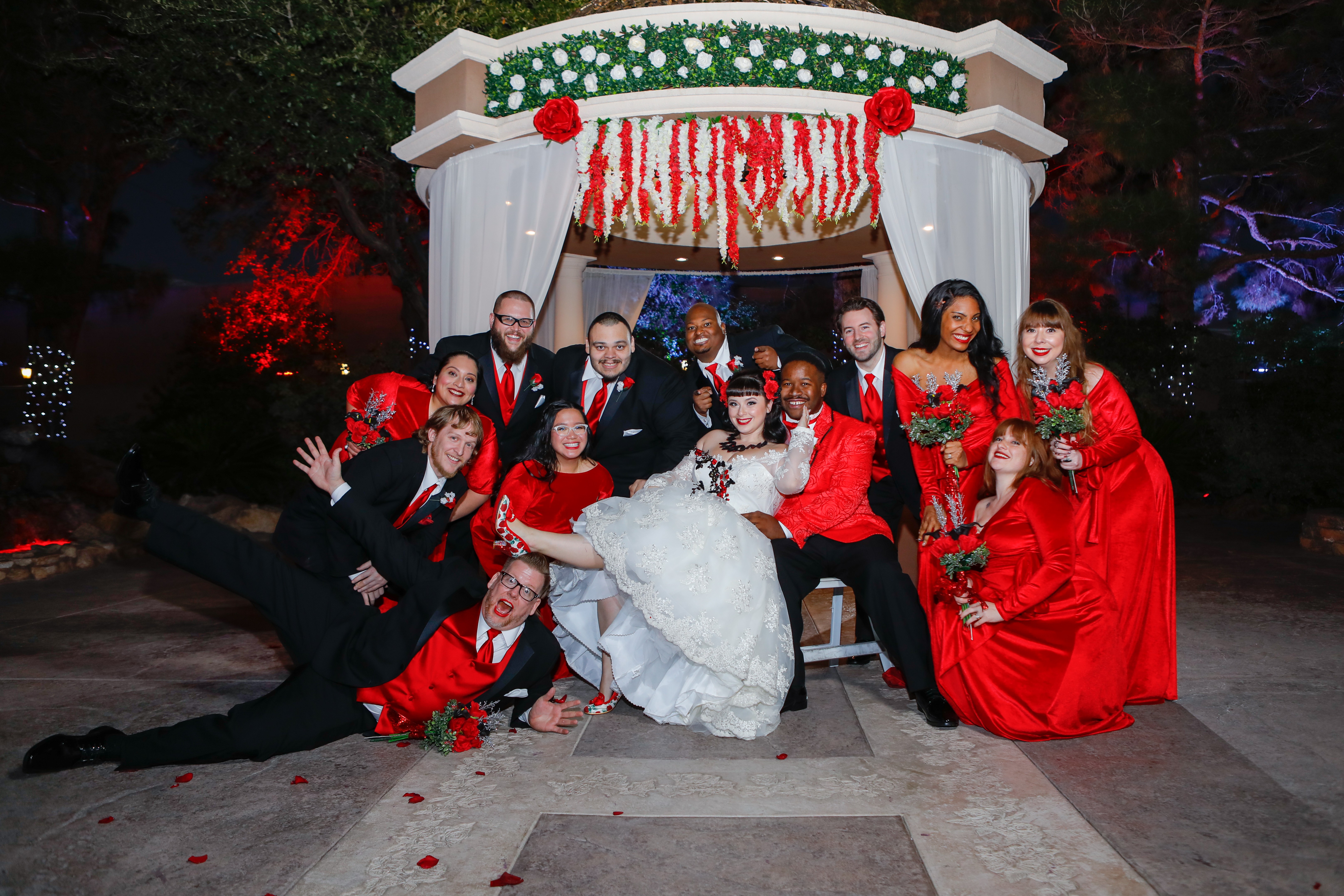 Tell us about your Las Vegas wedding reception: