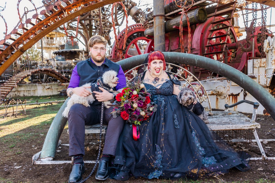 Forevertron wedding at the Evermor Sculpture Park Gallery