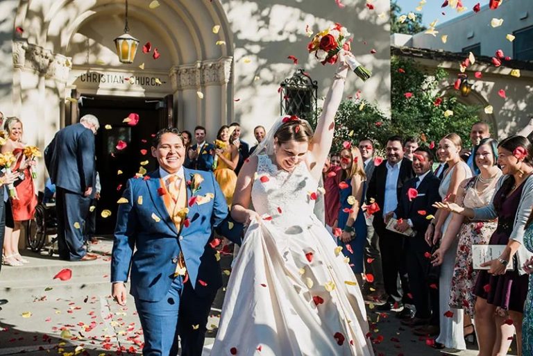 Lets Journey To This Sweet Travel-Themed Queer Wine Country Wedding