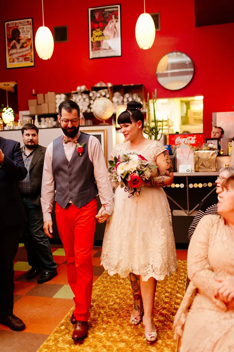 Our offbeat wedding at a glance: