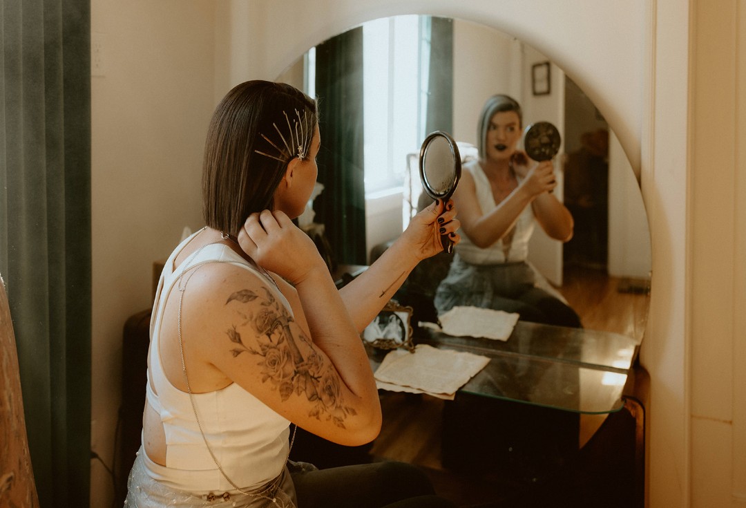 Our genderqueer and nonbinary gothic viking wedding at a glance: