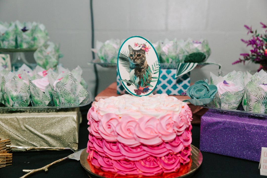 Danya and Chris had an intimate DIY wedding with vibrant hues that suited their personalities perfectly. They are both huge animal lovers, so having the zoo be their wedding venue just made sense. So did featuring their adorable cat in many aspects of their wedding theme decor! Don