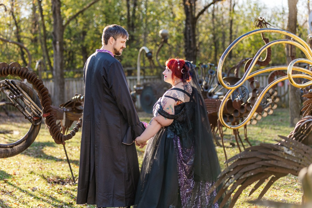 Forevertron wedding at the Evermor Sculpture Park Gallery