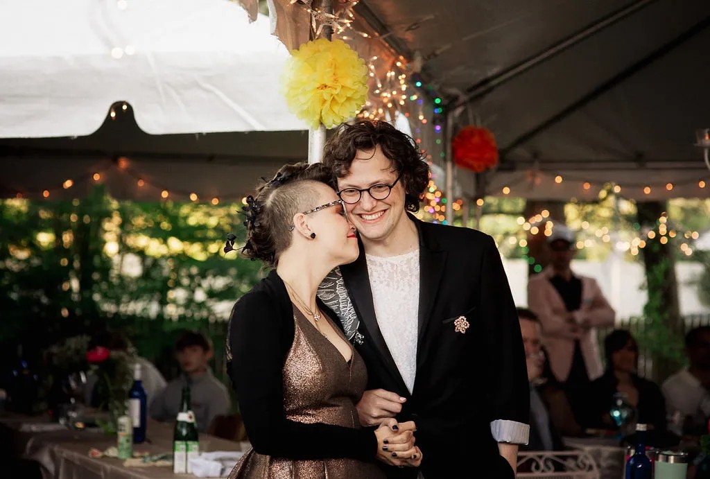 Ultimately this backyard wedding is a love celebration