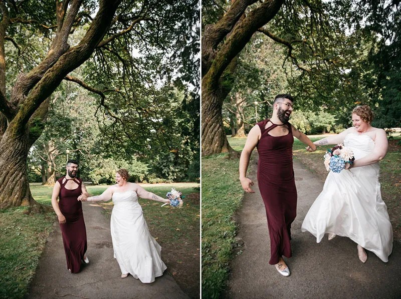 Our offbeat wedding at a glance: