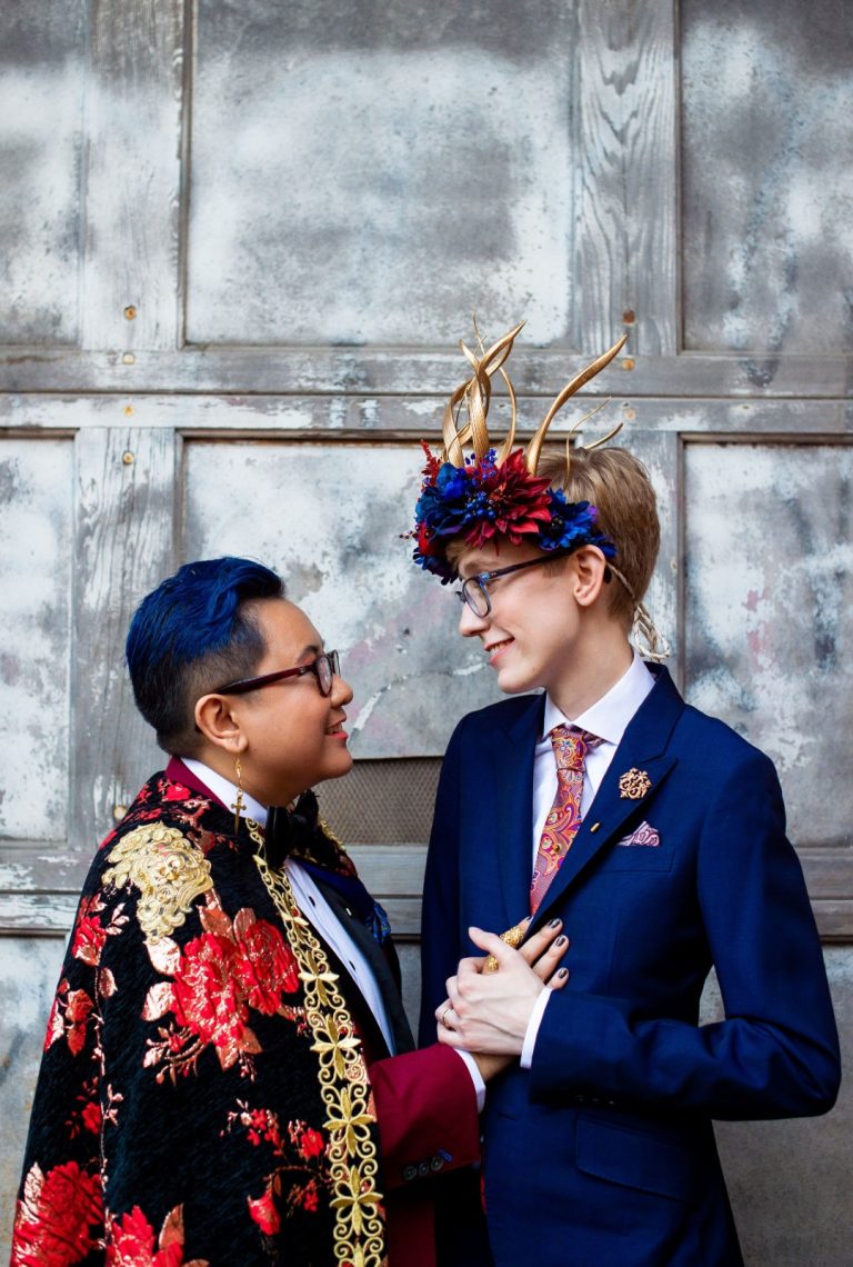 Nonbinary Fantasy Wedding With A First Sword Duel