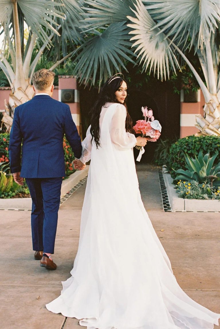 Check Out The Cake-Matching Manicure At This Indian Wells Wedding