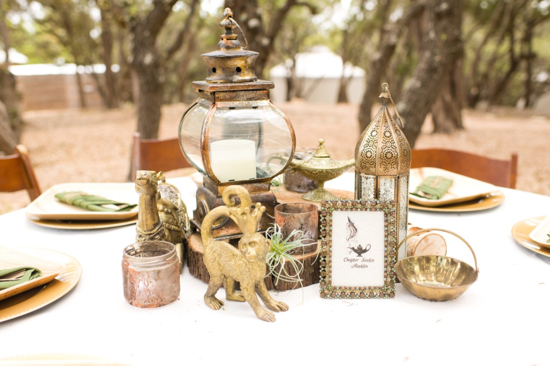 Check out these DIY fairy tale wedding table settings and details!