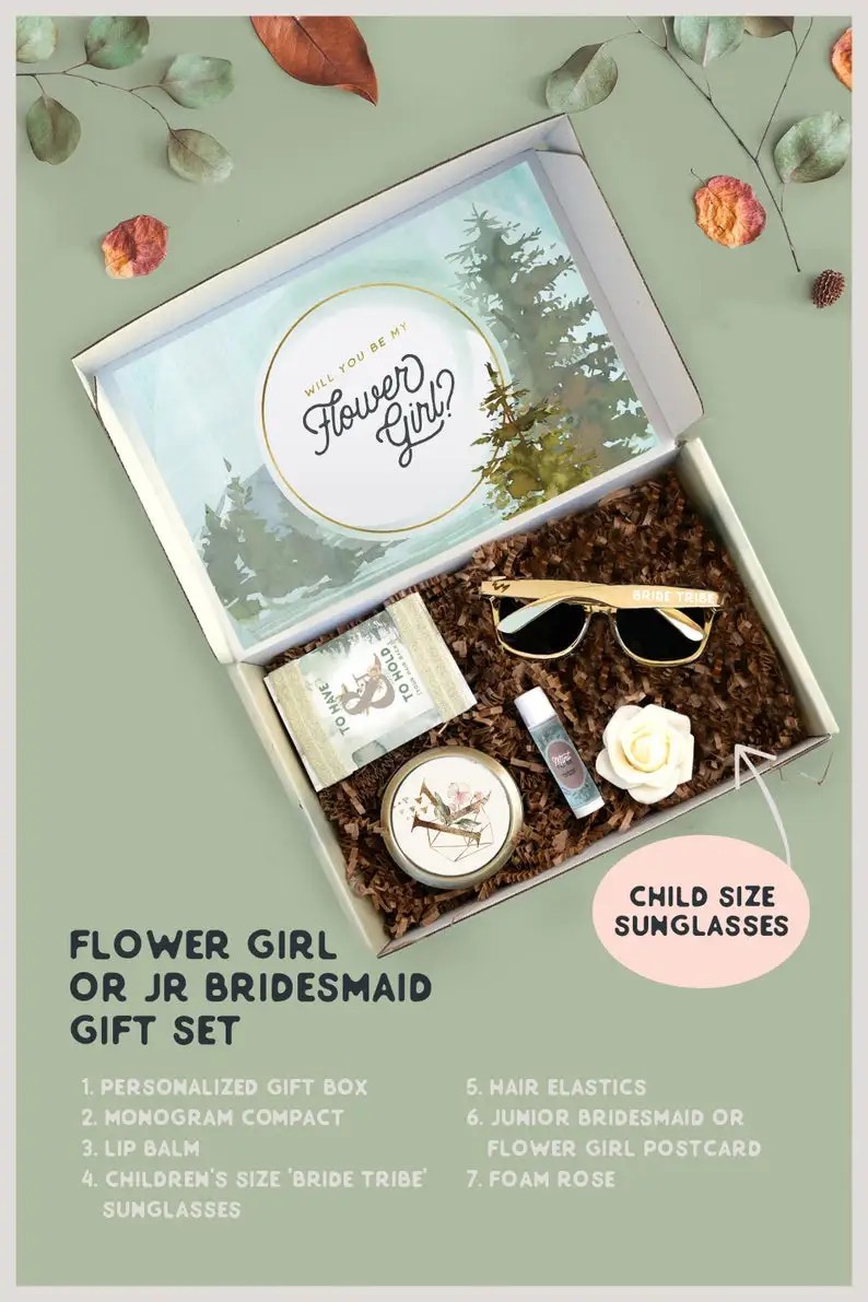 Have fun when you ask your grandma to be your flowergirl with a flower proposal kit