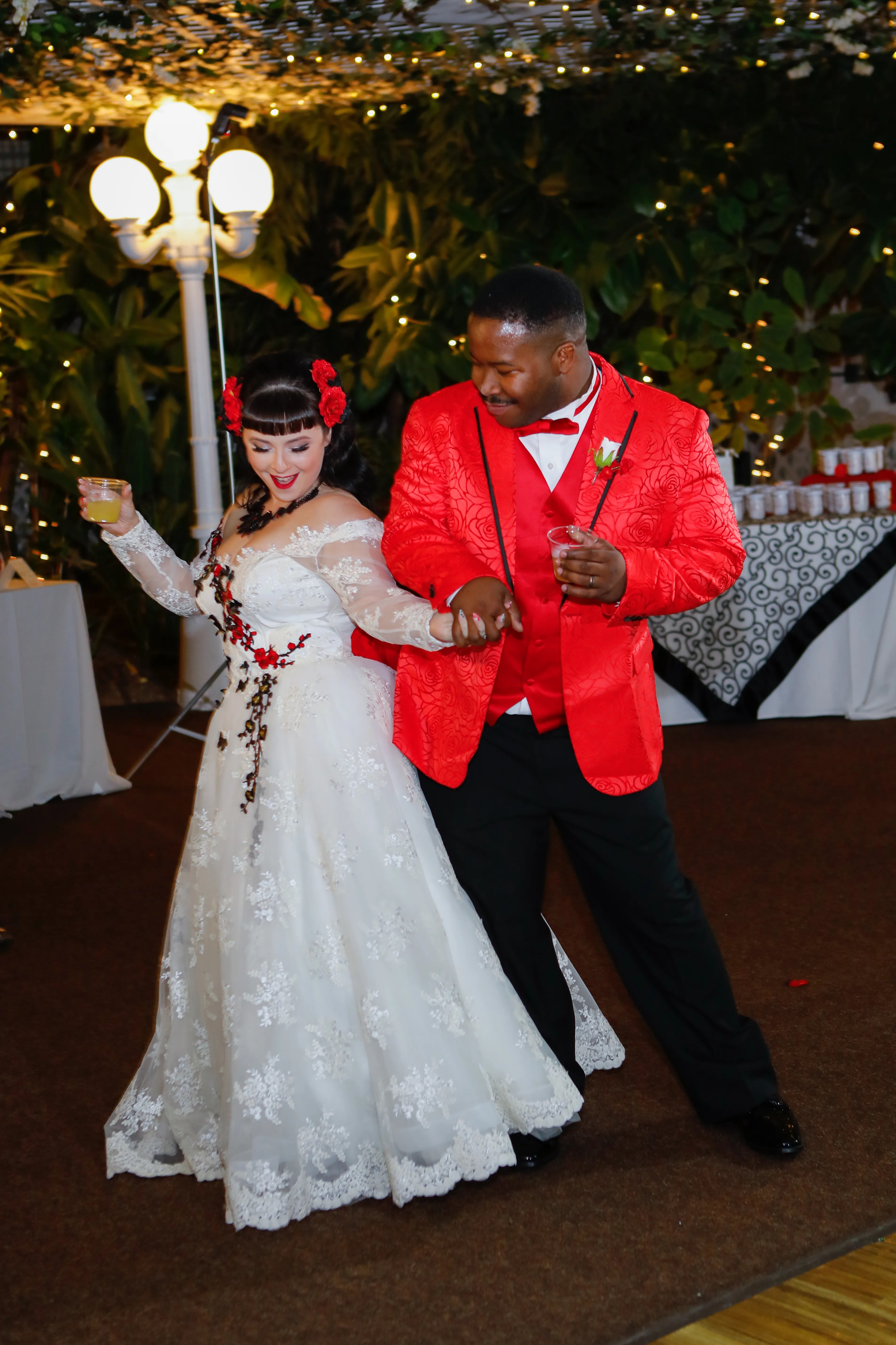 Tell us about your Las Vegas wedding reception: