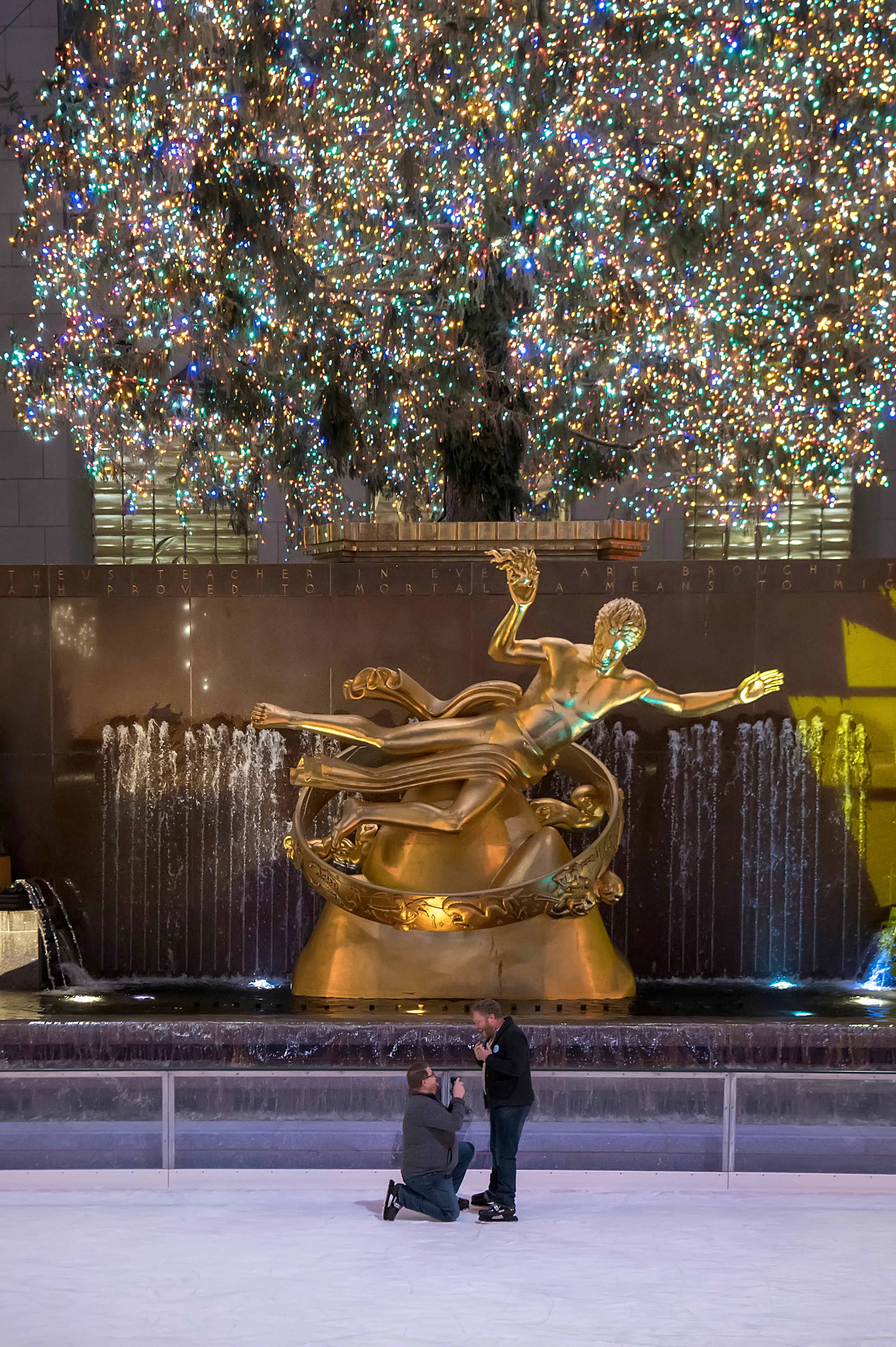 Romantic engagement shoot idea #3: Book a proposal shoot to capture the real-time reaction