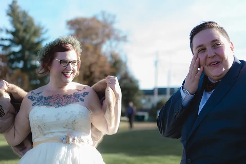 Our offbeat wedding at a glance: