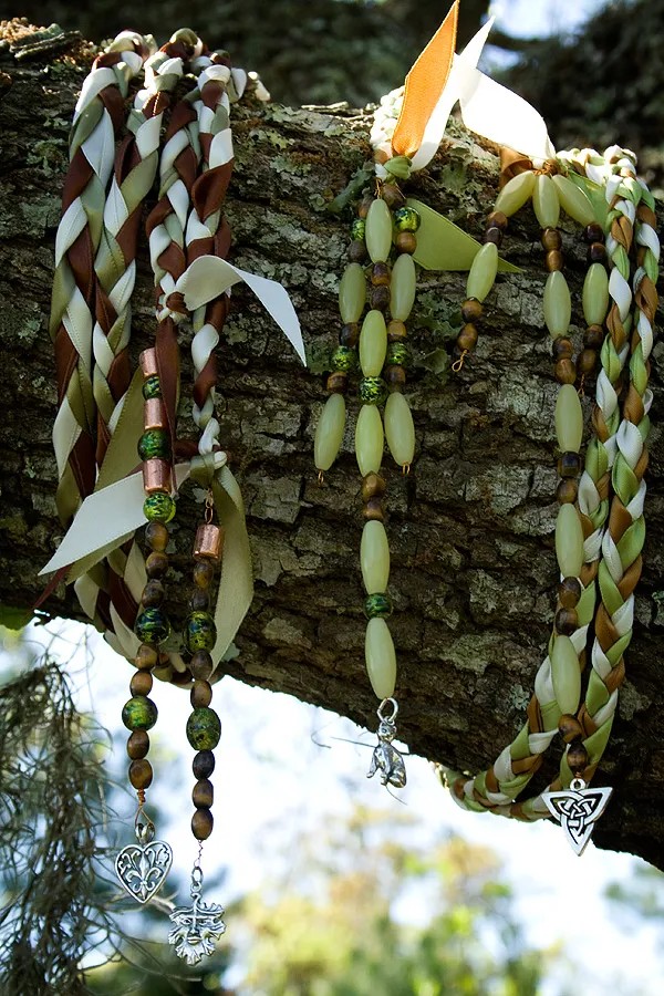 Voila! The DIY handfasting cords are finished.