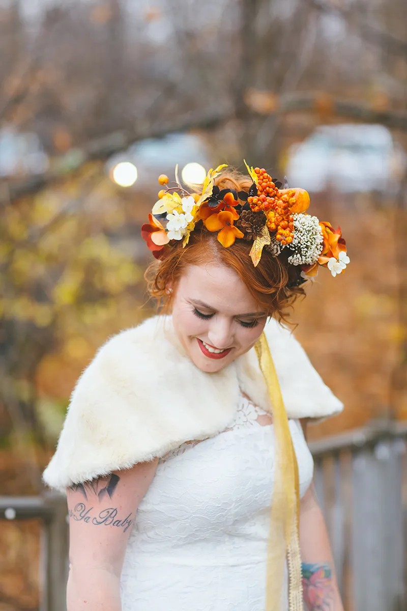 Animal masks and costumes at this eerie-as-hell Wicker Man wedding