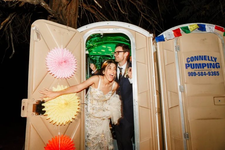 This Artistic Wedding Campout Had Disco Potties And A Rubber Duck Regatta