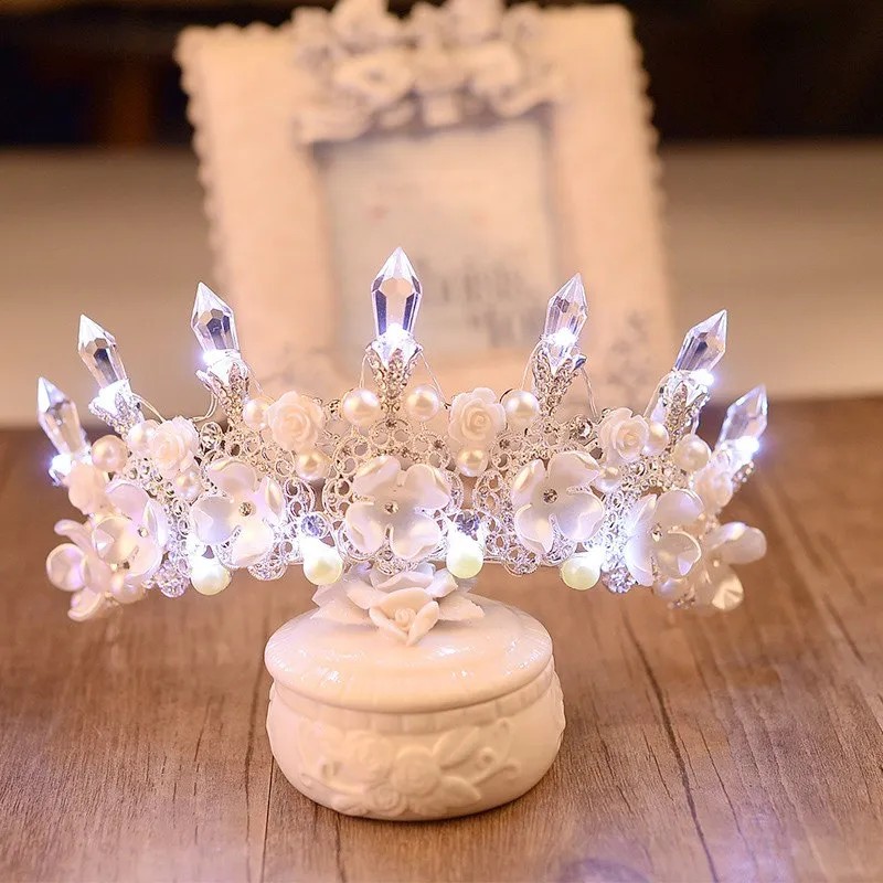 LED wedding tiara