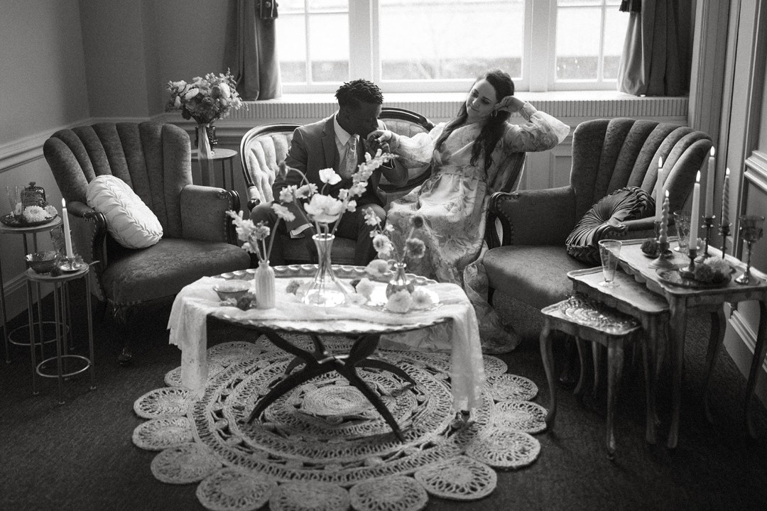 Can you imagine seeing these vintage inspired wedding photos on your wall?