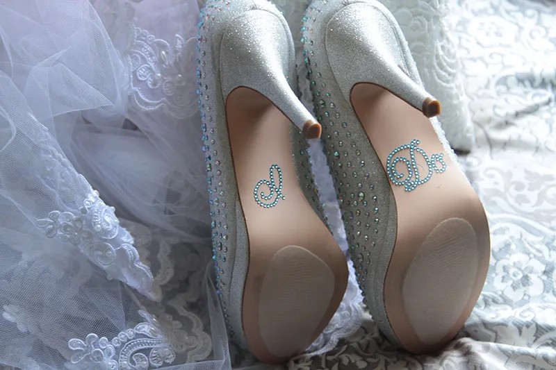 Custom wedding shoes