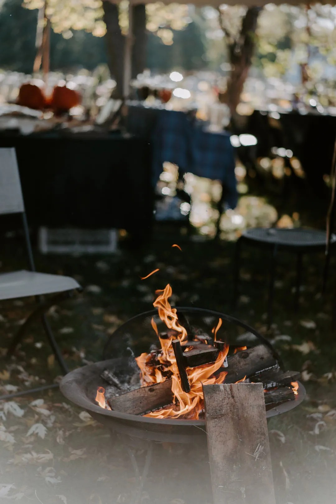 Tell us about the witchy Halloween handfasting reception: