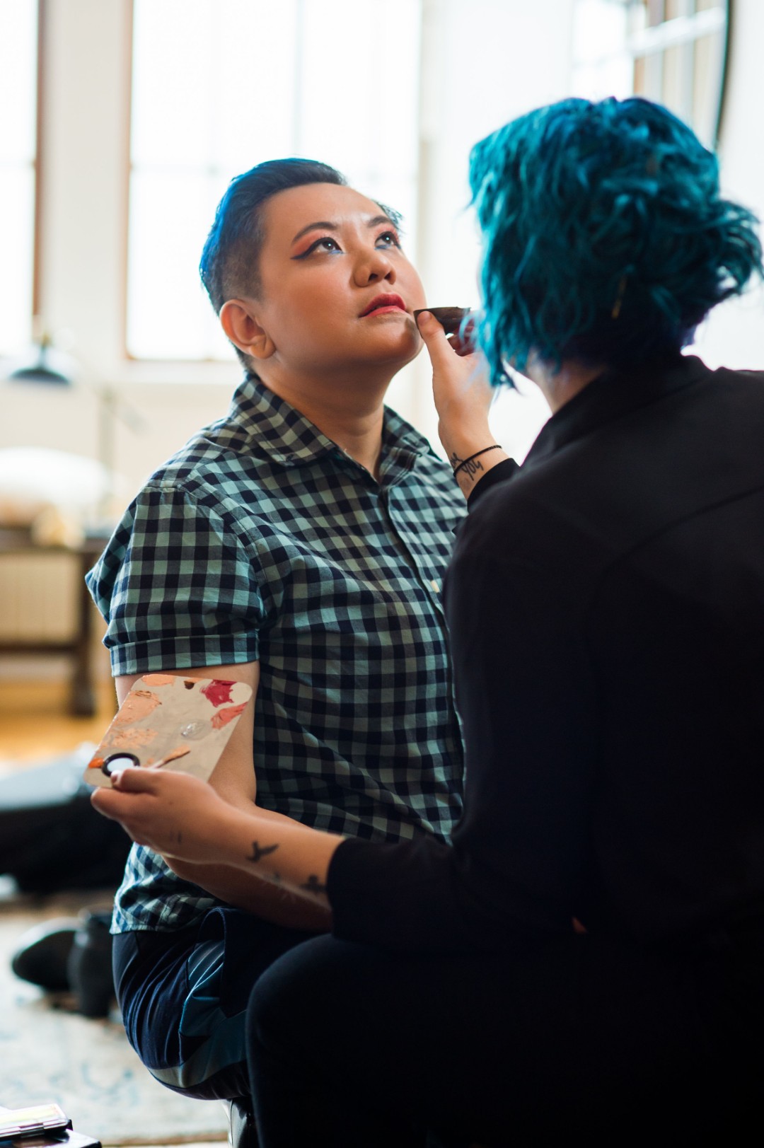 We adore how the two of them got ready together.