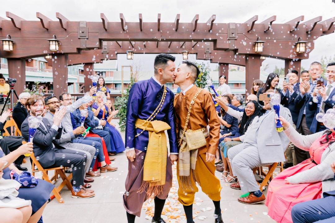 Tell us about your gay Disney wedding with a Thai water blessing ceremony :