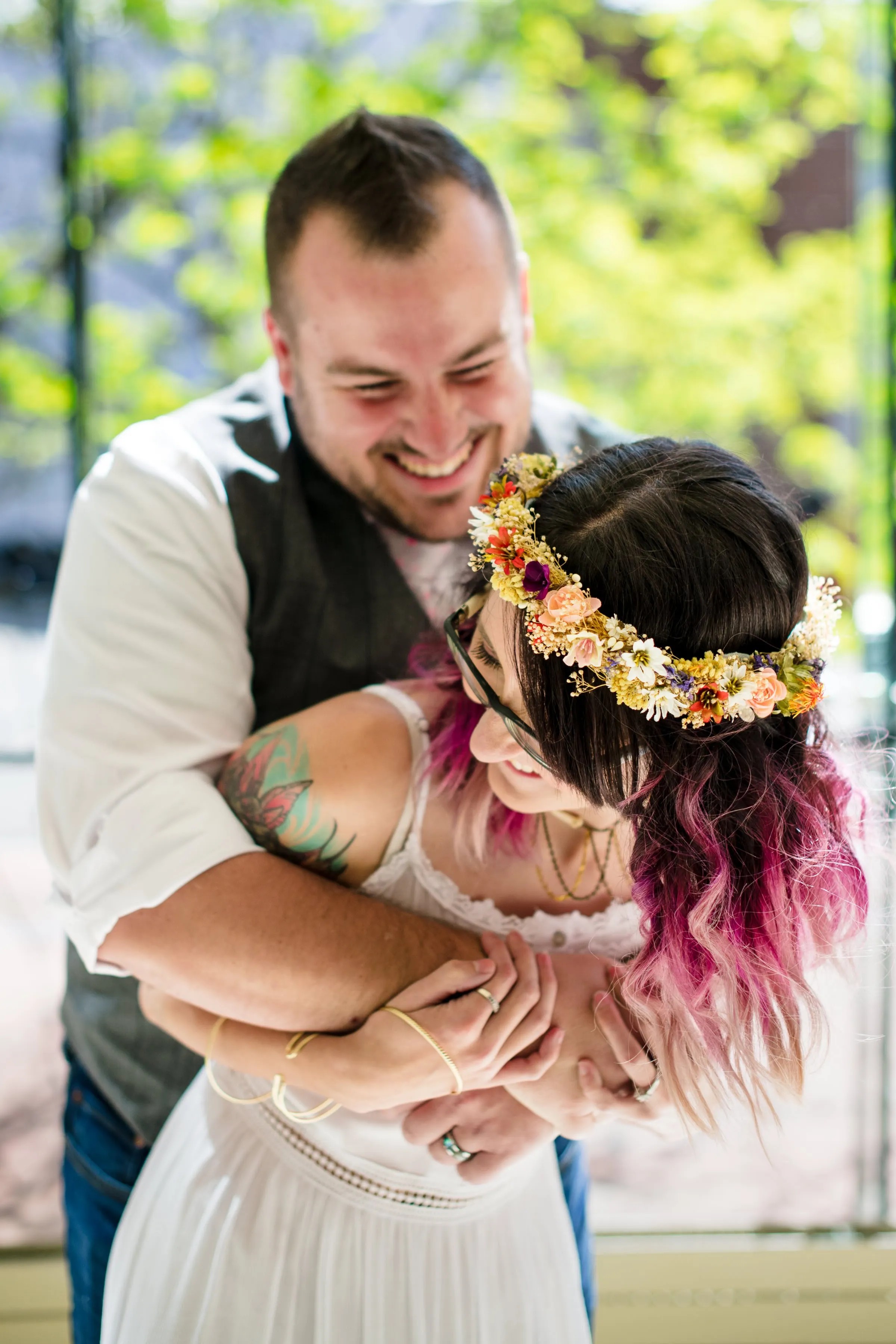 Our offbeat wedding at a glance: