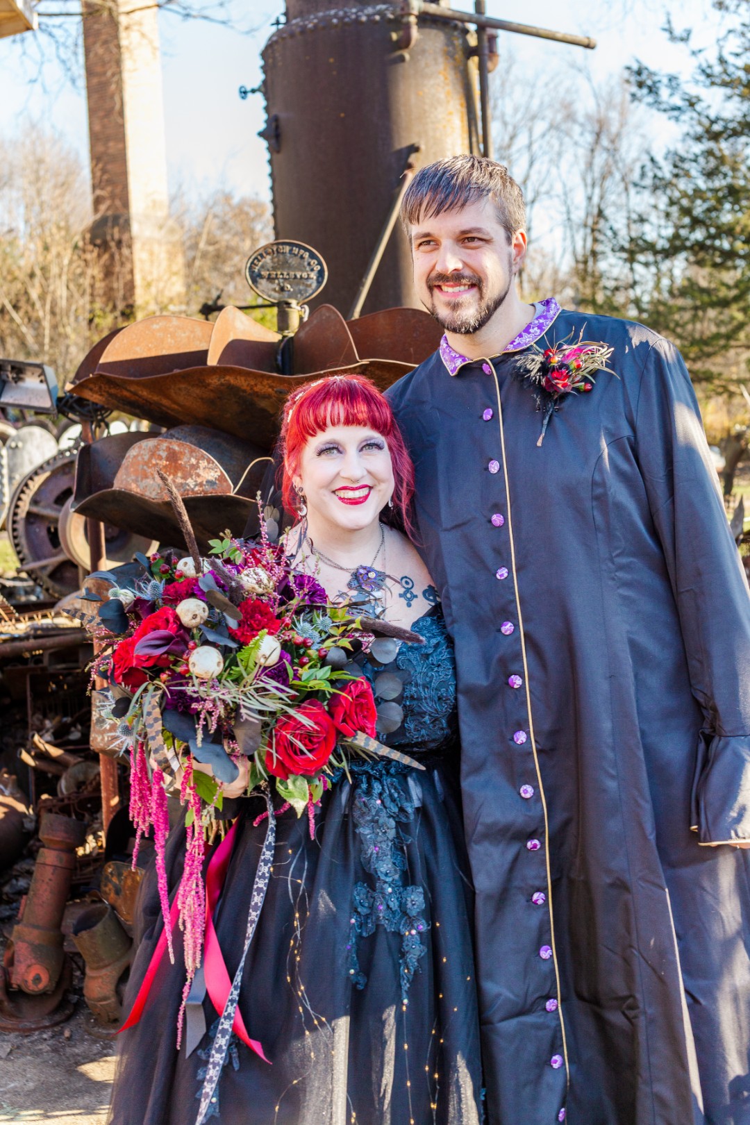 Forevertron wedding at the Evermor Sculpture Park Gallery