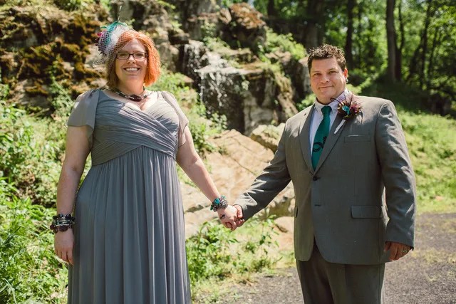 A Water-Themed Polyamorous Elopement At A Lakeside Bungalow