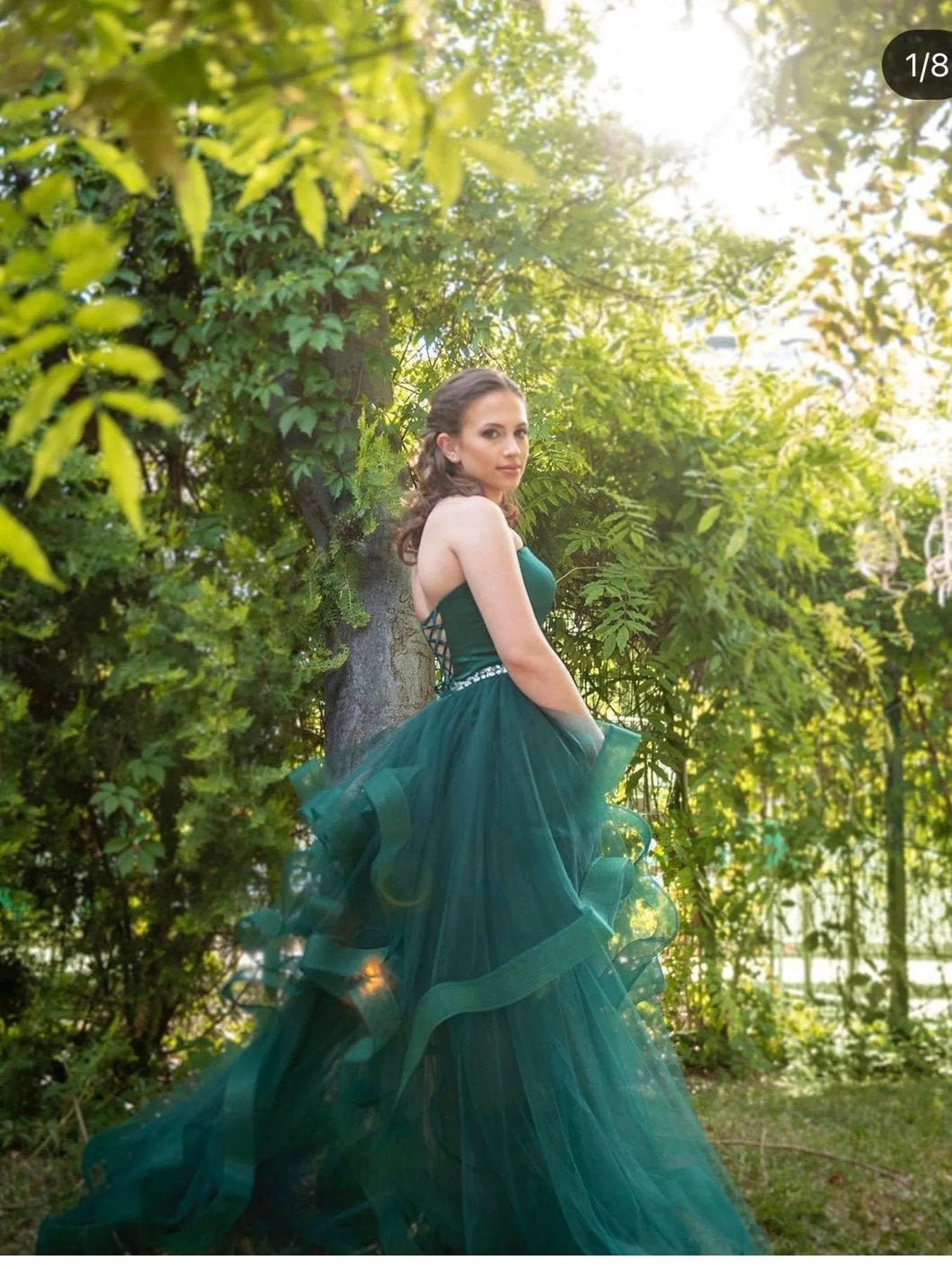 Fairy fabulous emerald green wedding dresses