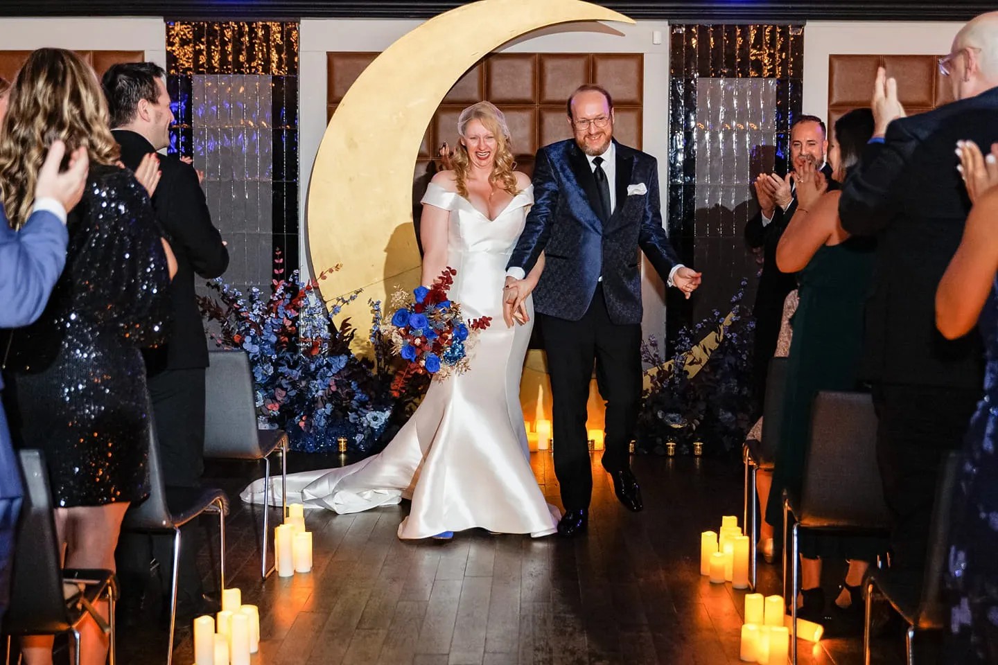 This couple proves the fun gets FUNNER at an over 40 wedding!