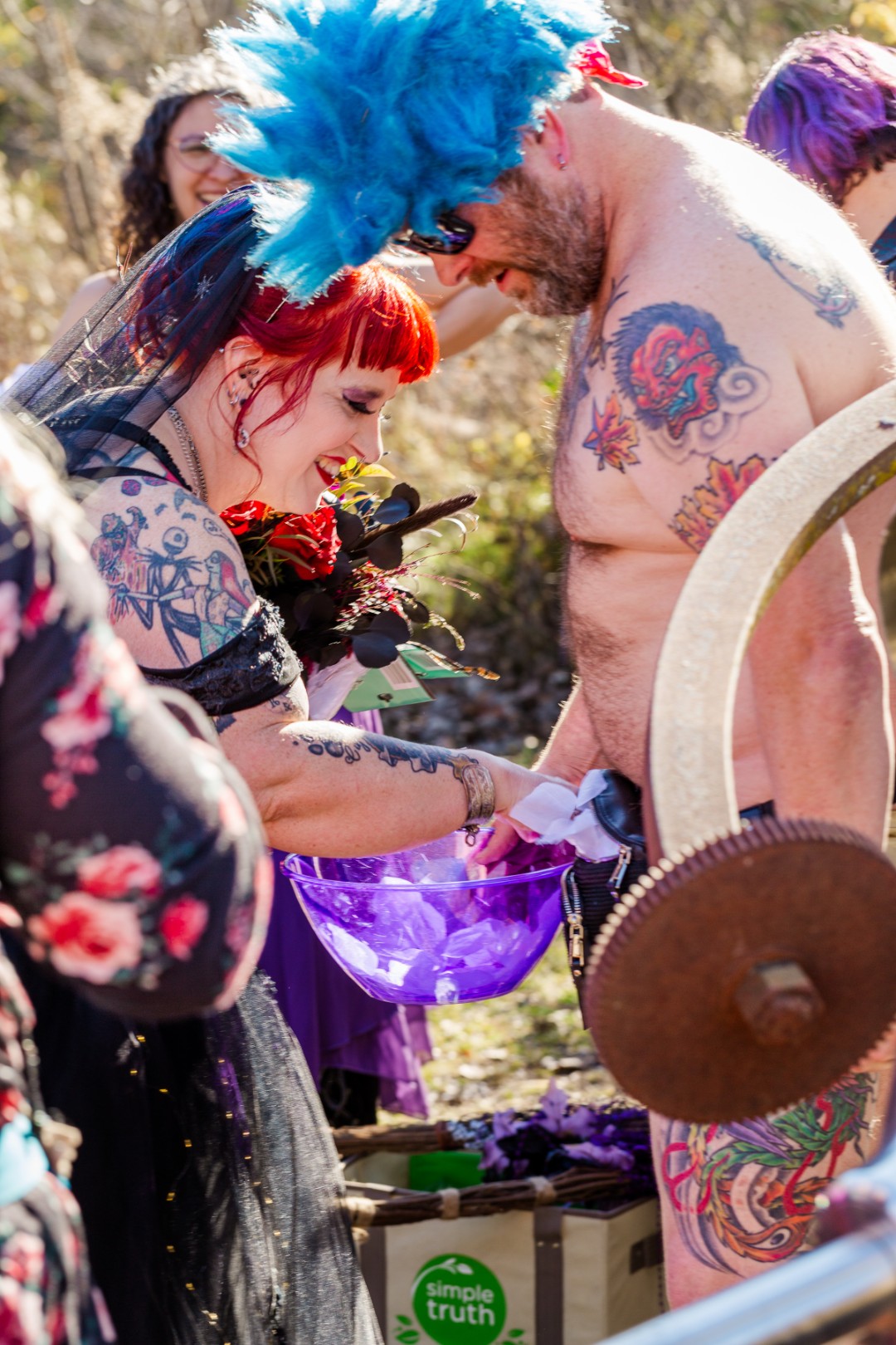 Forevertron wedding at the Evermor Sculpture Park Gallery