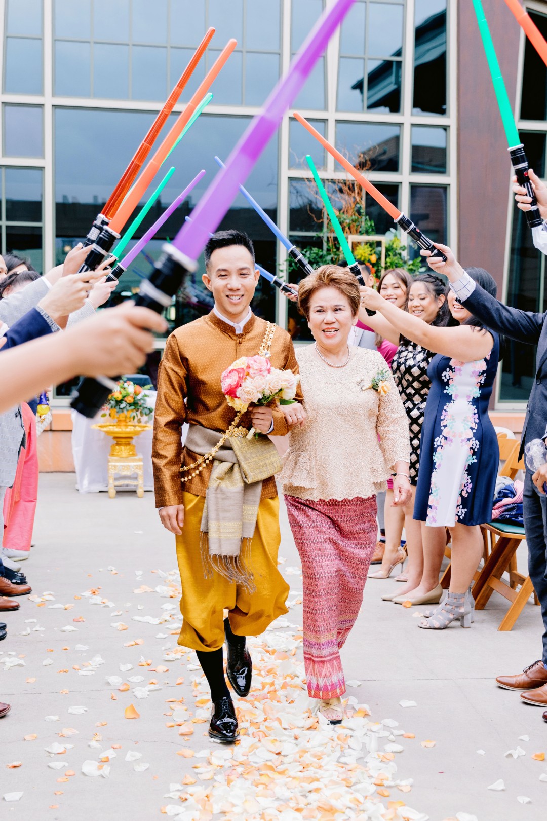 Tell us about your gay Disney wedding with a Thai water blessing ceremony :