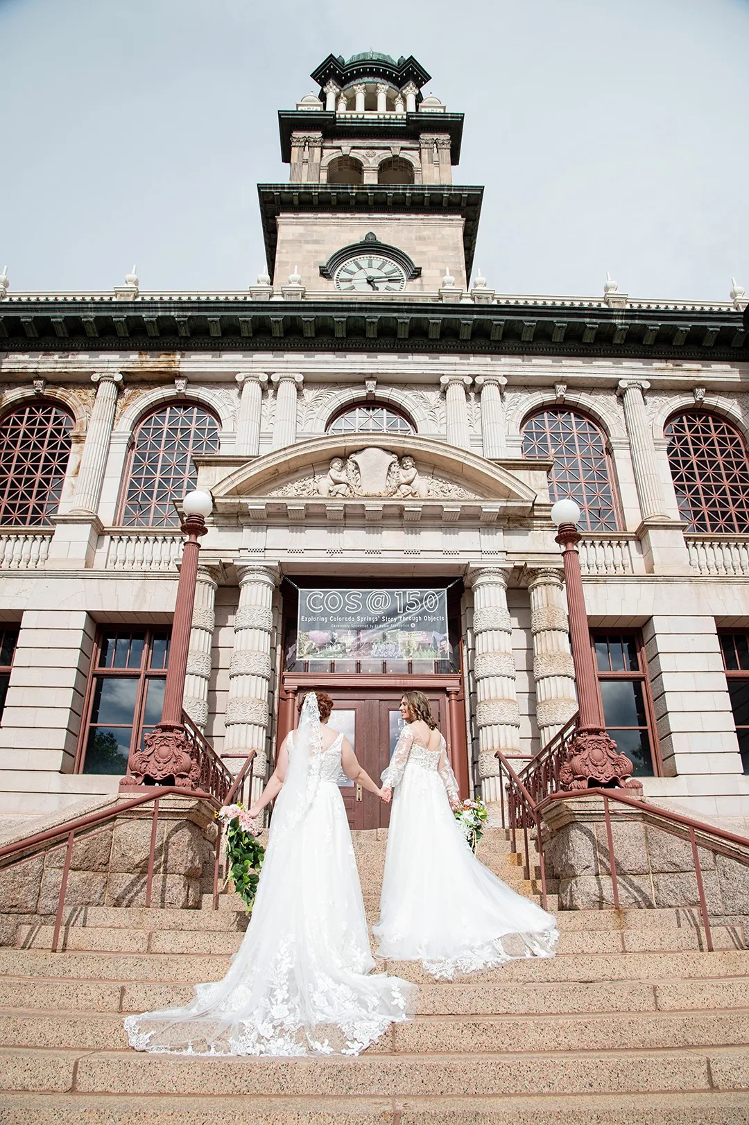 This trans wedding took their guests to new heights