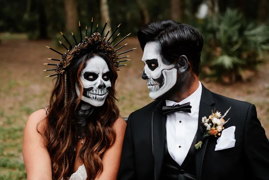 Vendors who worked on this styled shoot full of Ghoulishly Chic Halloween Wedding Ideas: