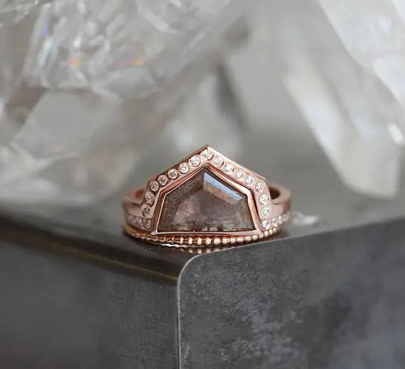 Next, how about some geometric wedding rings?