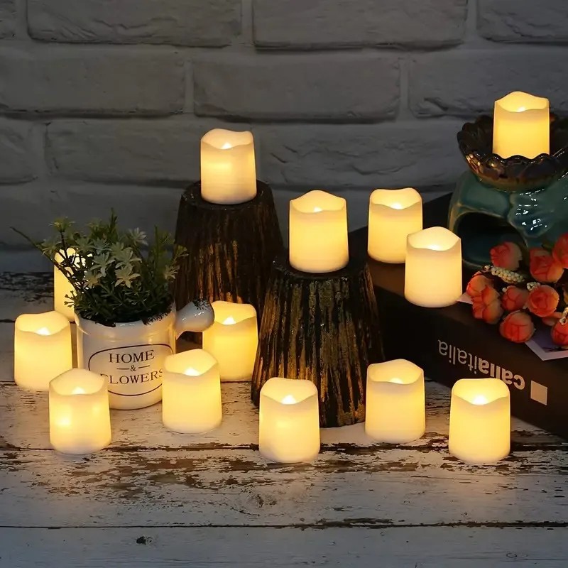 24pcs Flameless Votive Candles