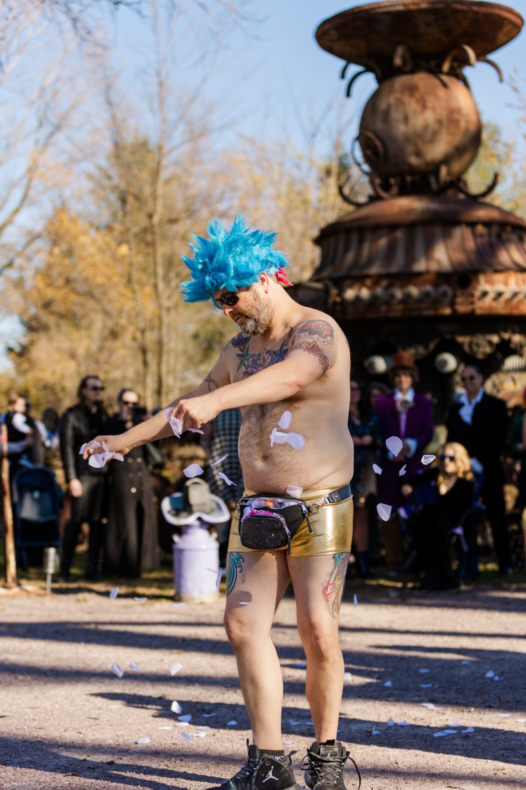 Forevertron wedding at the Evermor Sculpture Park Gallery