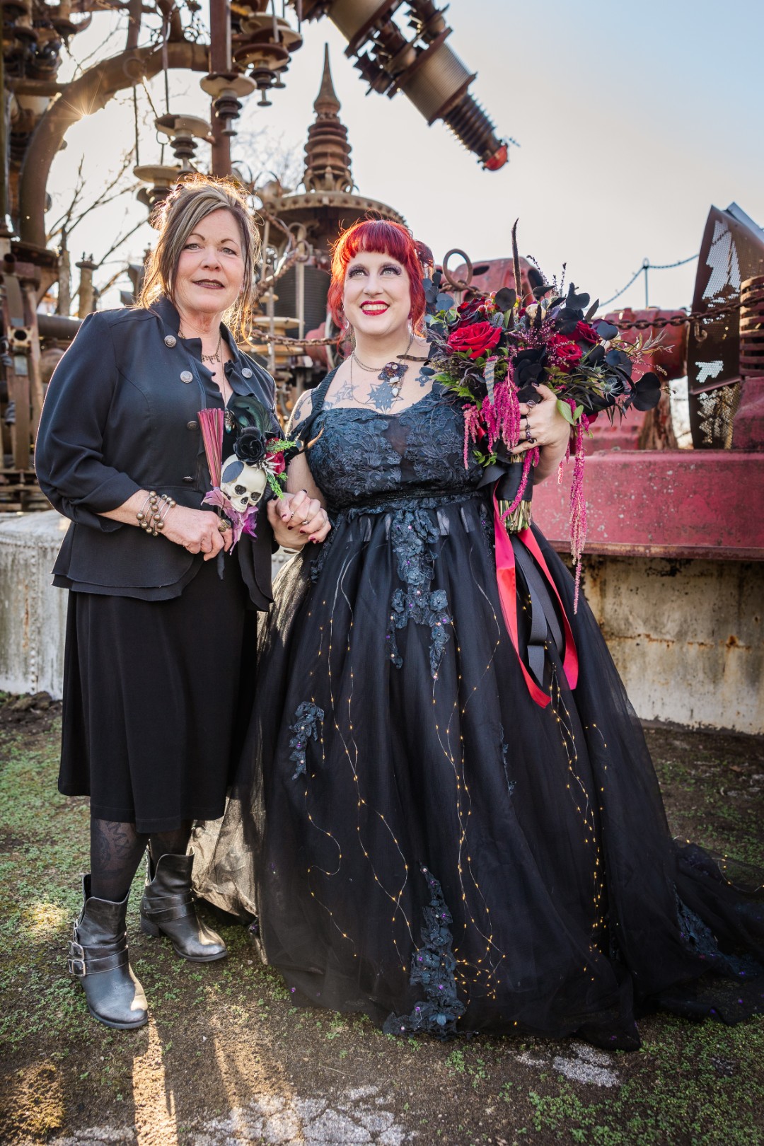 Forevertron wedding at the Evermor Sculpture Park Gallery