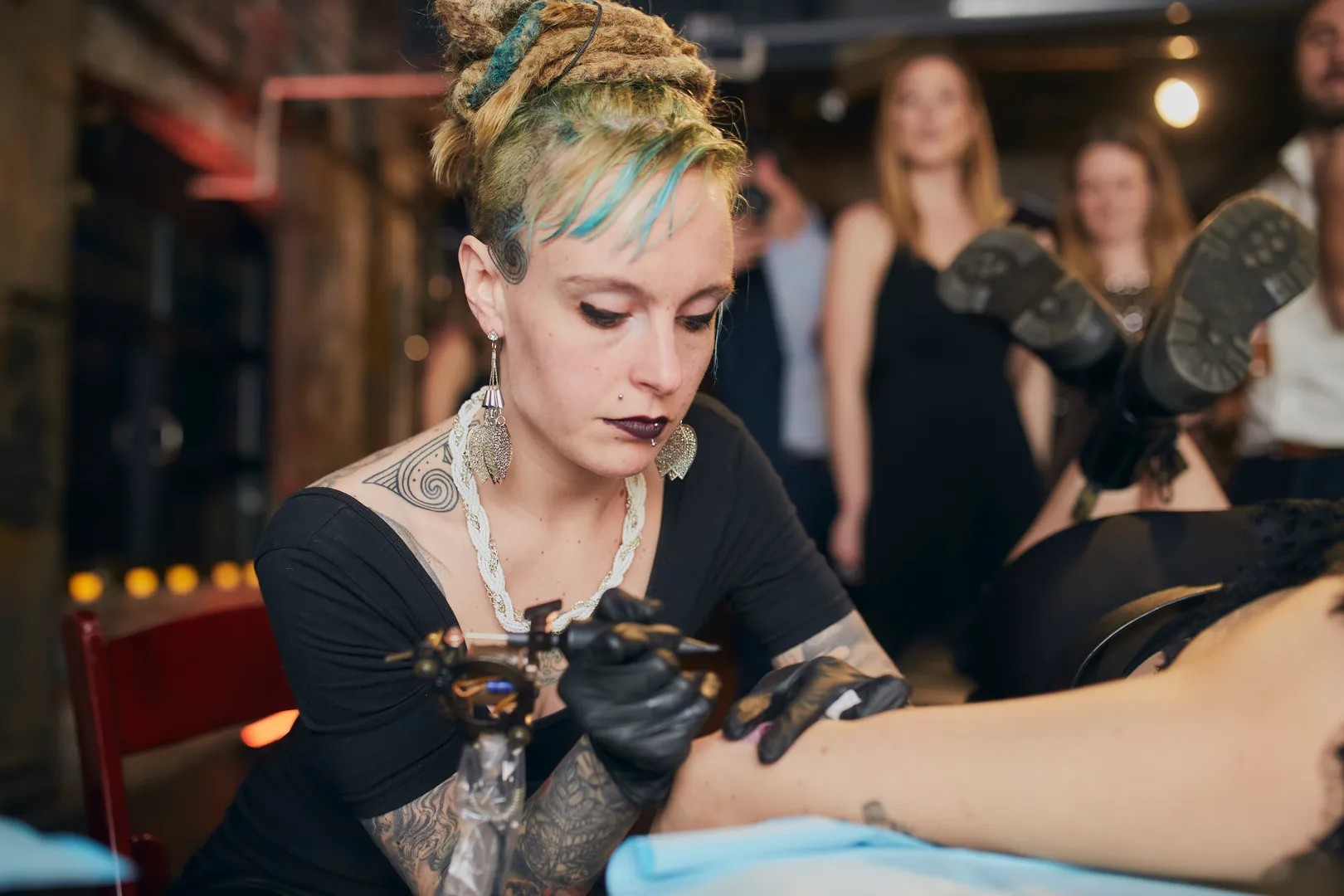 Ok, but we know you really want to see the wedding tattoo artist